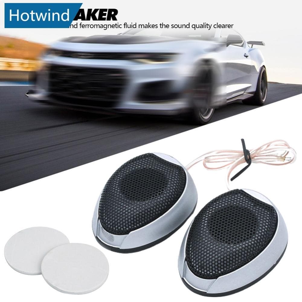 HW Par Universal 1000W 90db Carro Subwoofer Áudio Automotivo Super Potência Alto Estéreo Tweeter Cúpula-Falantes C4K1