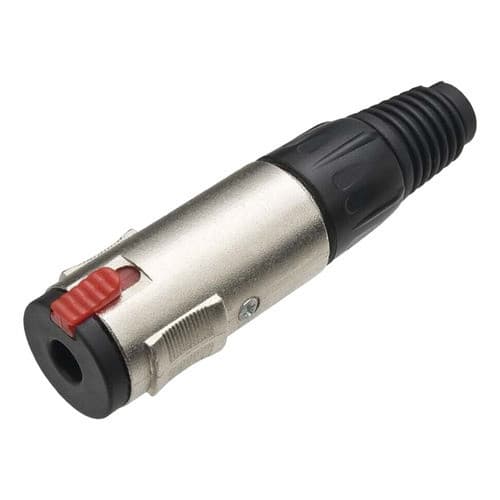 10 Conector de Cabo de Áudio Jack p10 6,35mm – Plugue Fêmea 1/4” para Microfone