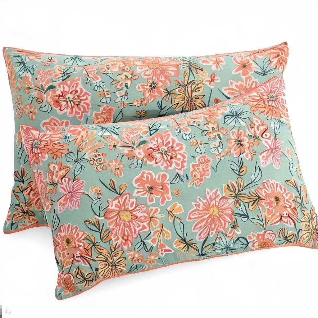 2 PARES DE FRONHA PARA TRAVESSEIRO 50/CM X 70/CM   ESTAMPADO  180  FIOS  100% POLIÉSTER / MICROFIBRA