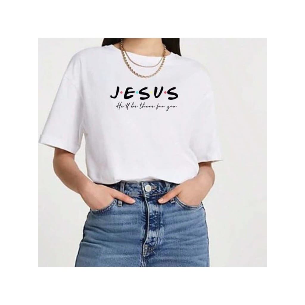CAMISETA FEMININA JESUS KING PREMIUM MANGA CURTA