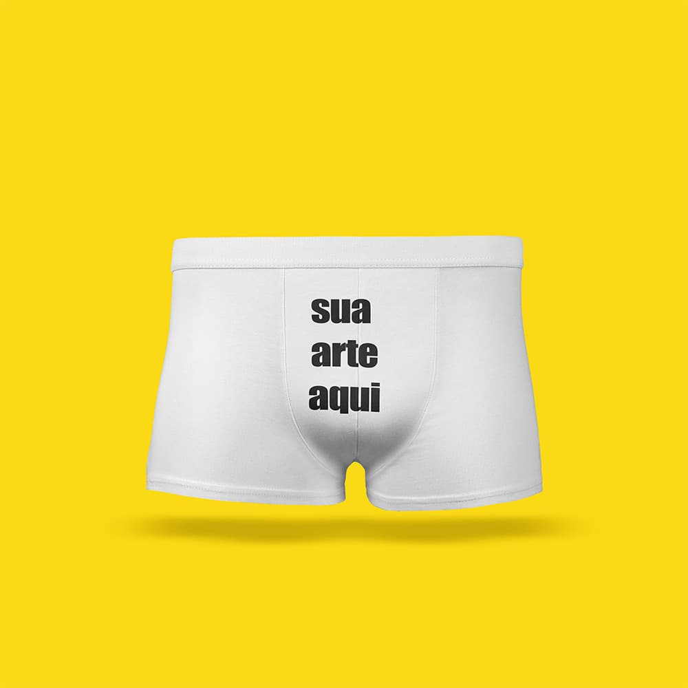 Cueca Personalizada do Seu Jeito – Com Nome, Foto ou Frase
