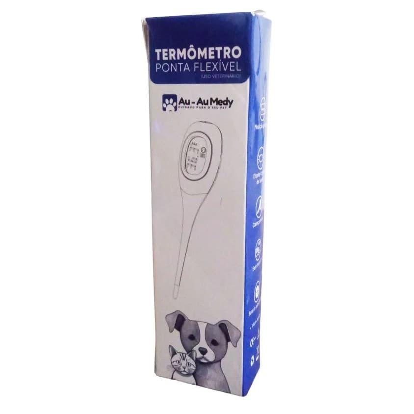 Termômetro Digital Com Ponta Flexível Visor Jumbo Supermedy