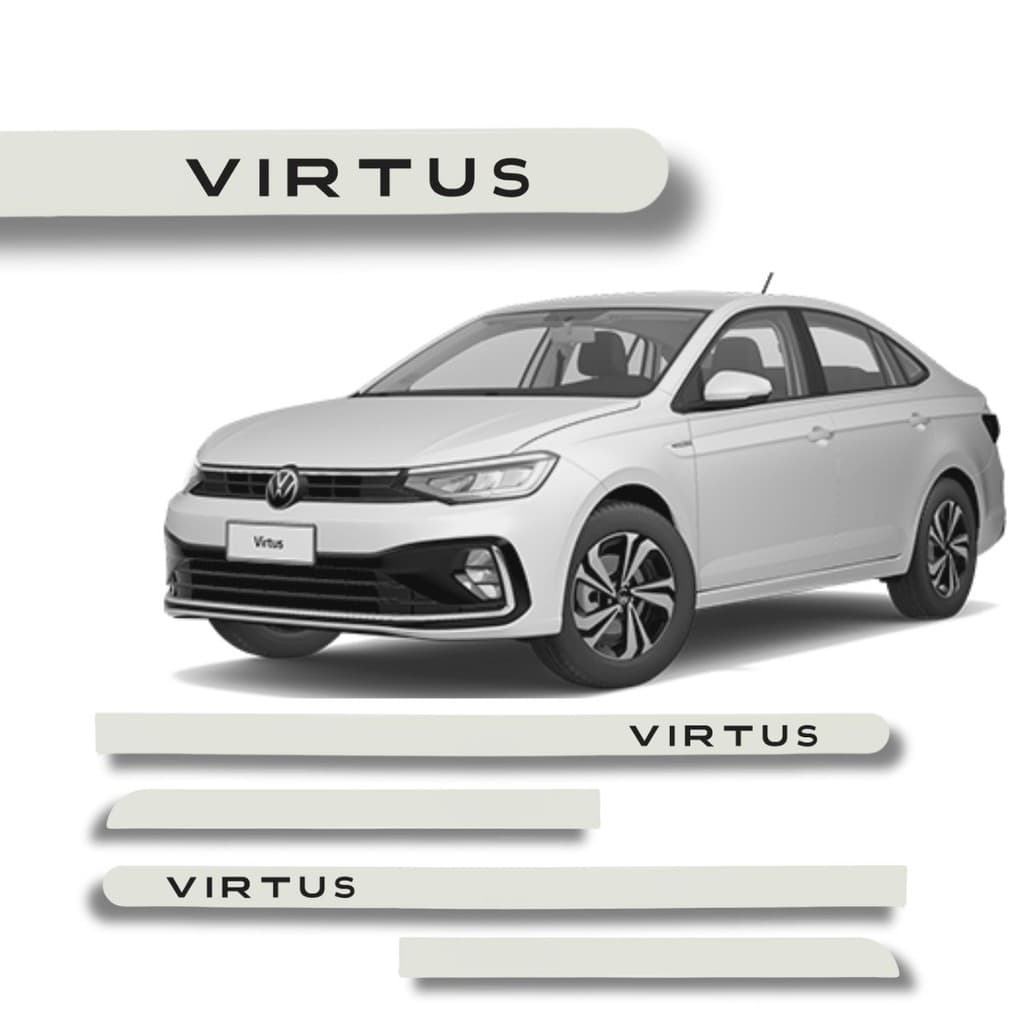 Friso Lateral Virtus Ponta Redonda Branco Cristal 2002 2025