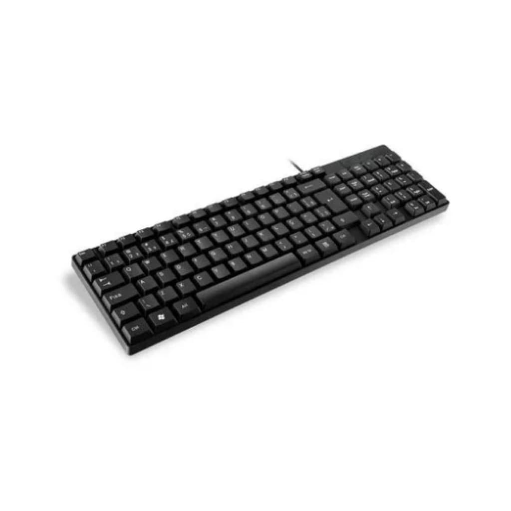 Teclado Slim Laser cabo Usb  Basico cor preto TF100 - Multilaser