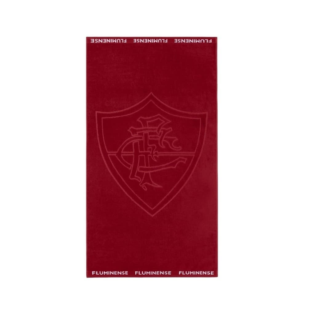 Toalha De Banho Time Jacquard Fluminense Buettner Grena