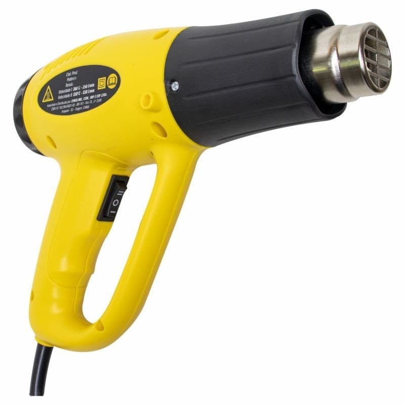 Soprador Térmico Ar Quente STL-2000 1500W 127V - Para Remoção de Tinta e Trabalhos Técnicos - LYNUS