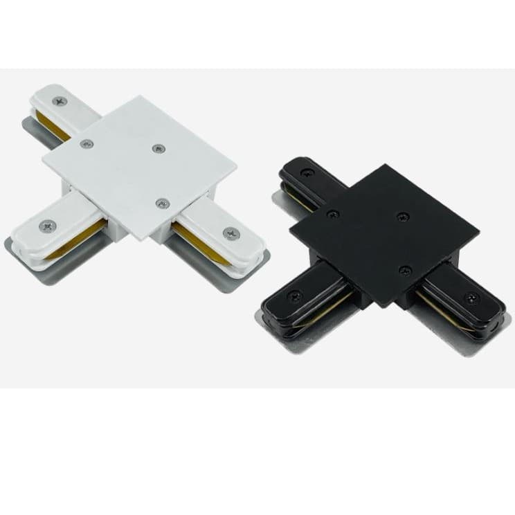 Emenda T Conector em T para trilho eletrificado embutir