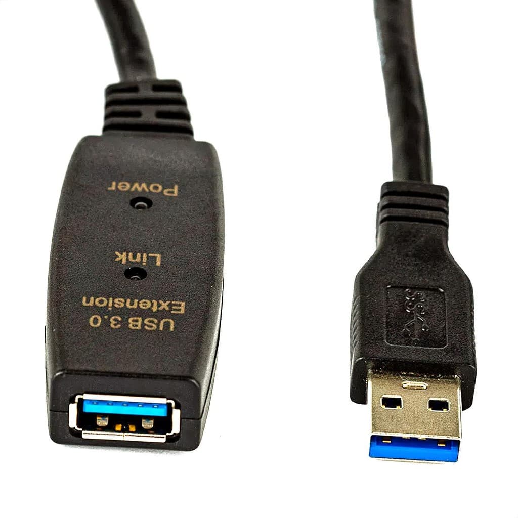 Extensão Usb 3.0 Ativo Repetidor Macho Fêmea 10 Mt