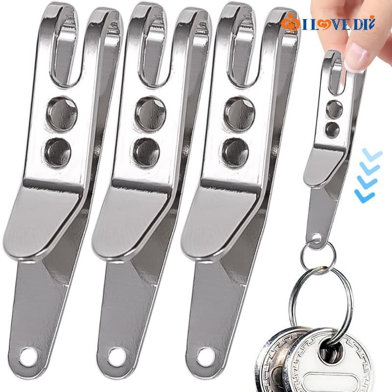 5Pcs/Set EDC Clipes De Suspensão De Bolso De Engrenagem De Bolsa-Fivelas De Chave De Liga De Zinco Quicklink-Cinto De Saco De Camping Exterior
