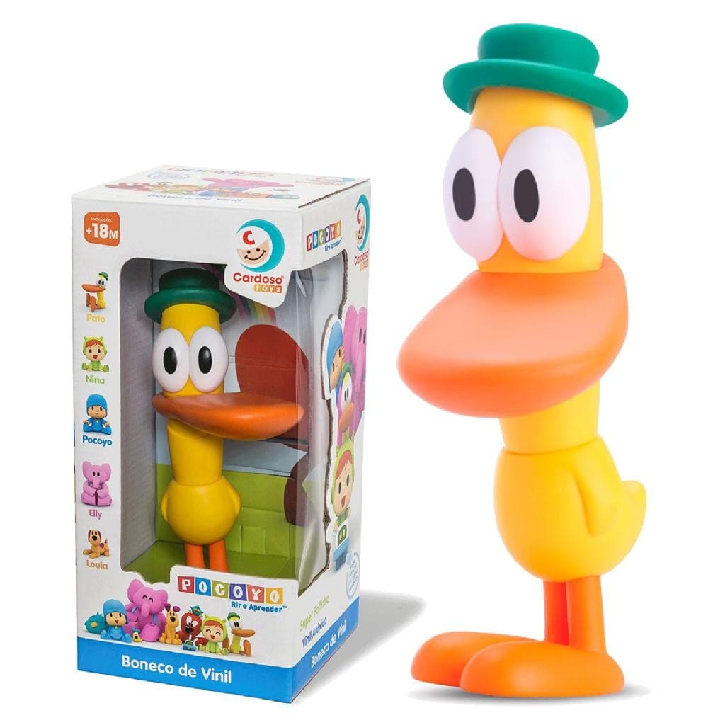 Boneco Em Vinil Pato Brinquedo Pocoyo E Sua Turma Cardoso