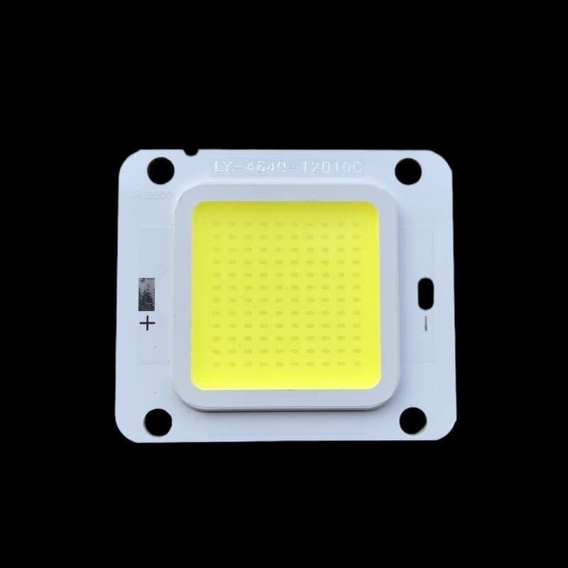 4640 De Alta Potência 50W DC 3.2V 3.7V 30V 150V 5000LM Led Lente Silicone COB Lâmpada Branca Para Holofote DIY Luz Inund