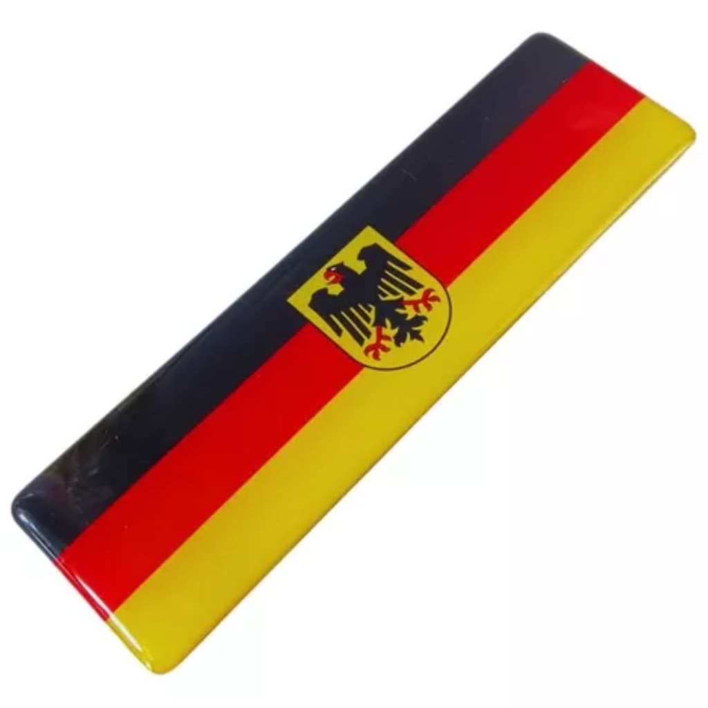 Emblema Adesivo Resinado Volkswagen Bandeira Alemanha Rs02