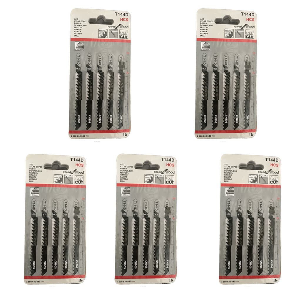 25pç 5x5 Peças Lâmina De Serra Tico Tico Corte Madeira T144d