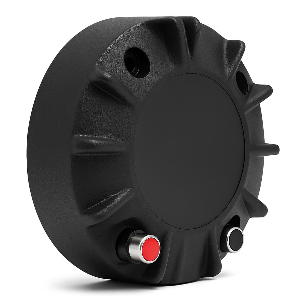 Tampa Traseira Driver D300  D305 D350 4 Furos Com Borne e Terminal para Som Automotivo Som de Carro