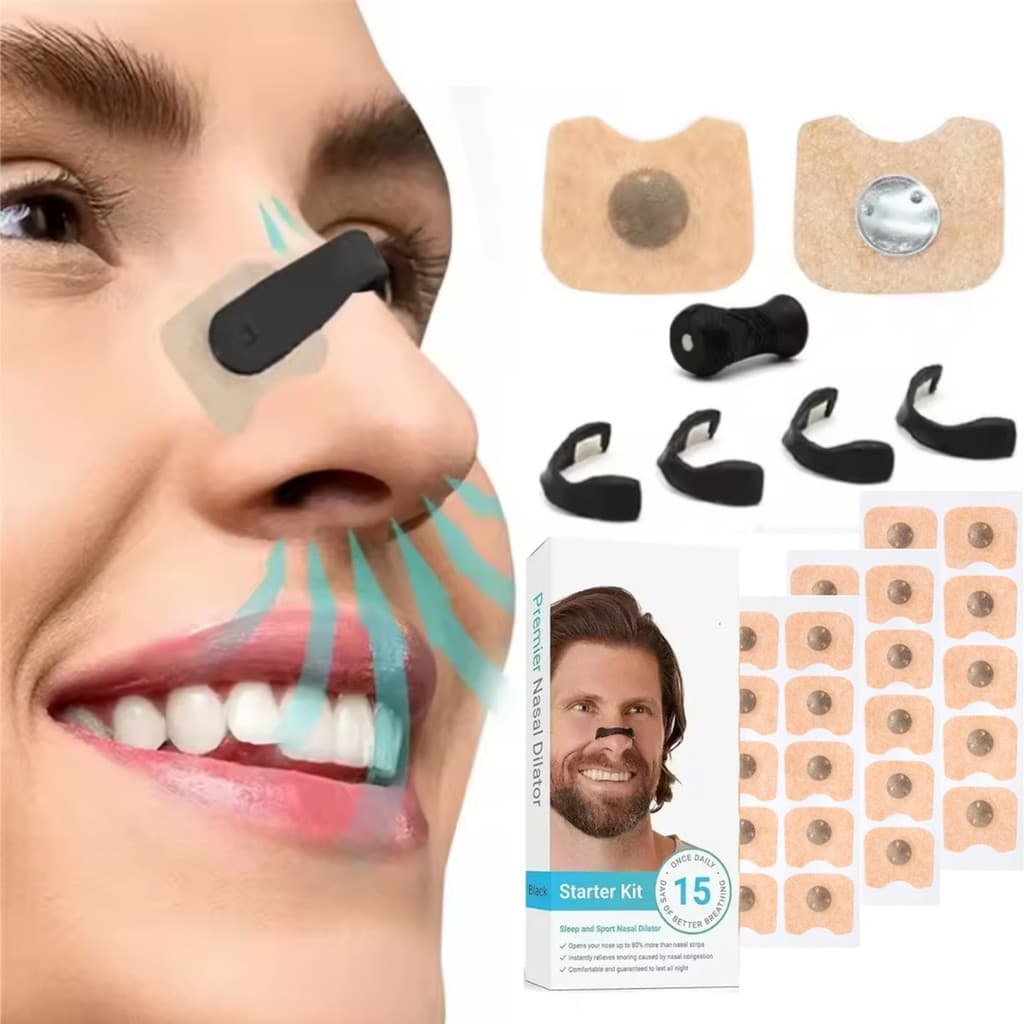 Clip Nasal Anti Ronco Apnéia Ditalador Respiratório Nasal Abridor Narina Expansão De Nariz Obstrução Desvio Septo