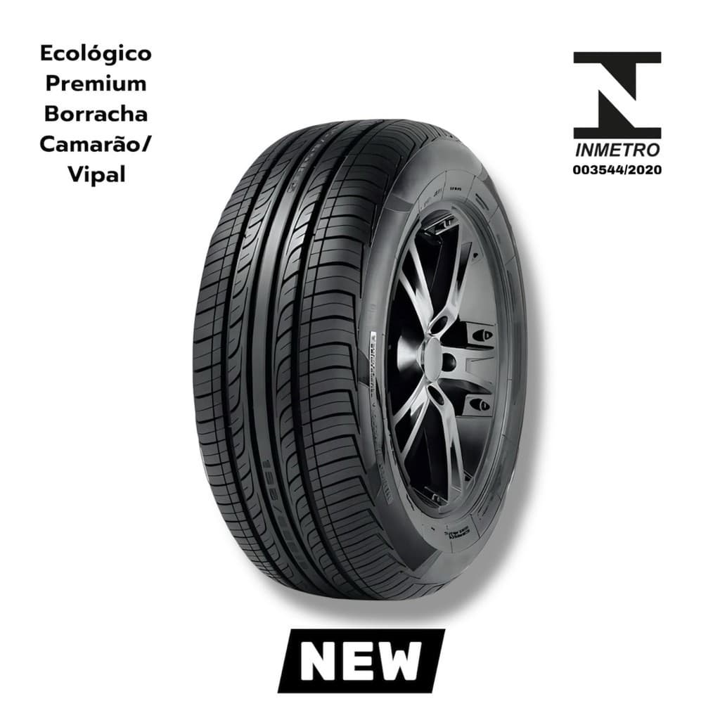 Pneu Aro 14" Ecologico 185/60 14 Premium Com Garantia Envio Imediato