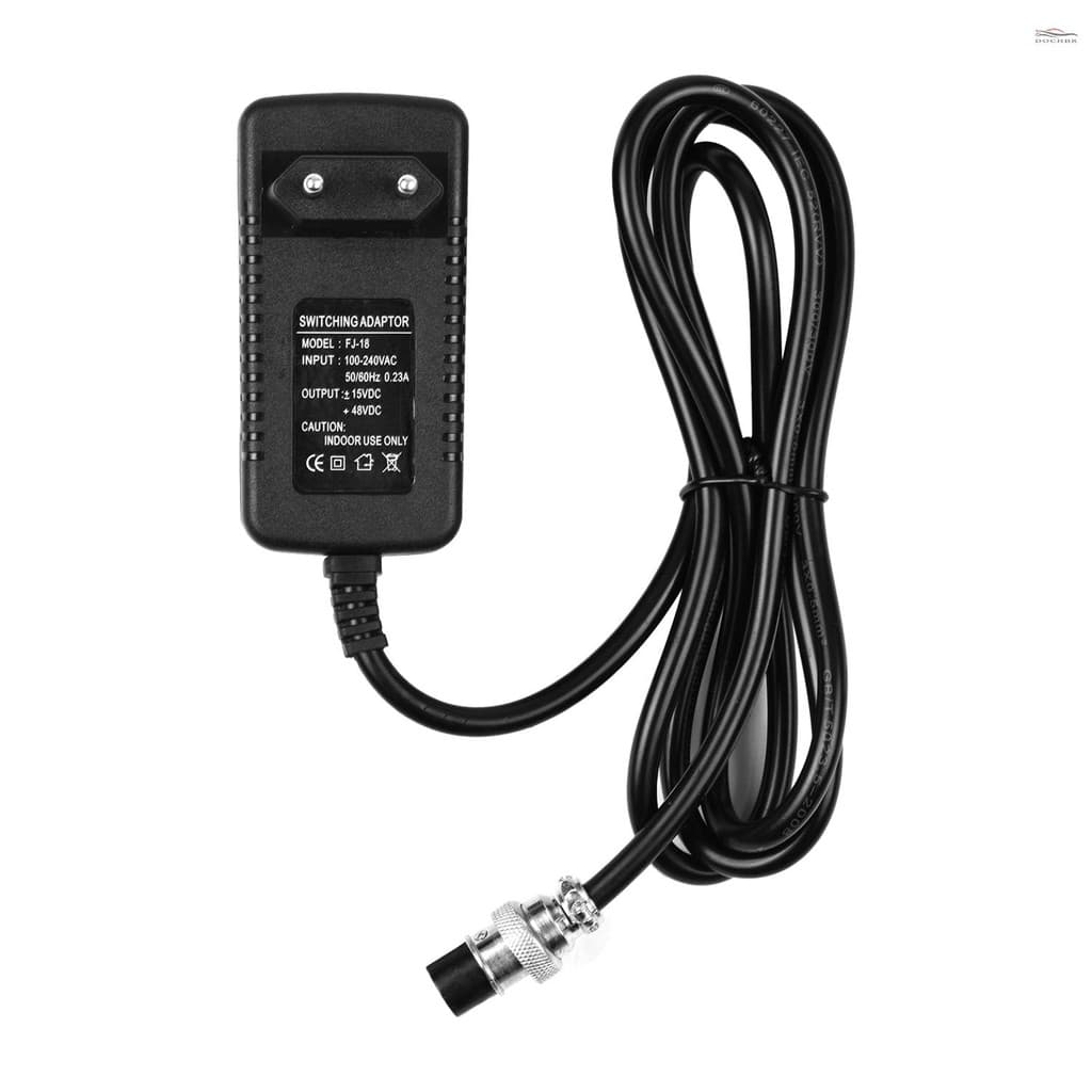 Fonte De Alimentação Do Misturador Console De Mixagem Adaptador AC 15V 230mA Conector Redondo Universal De 4 Pinos Para