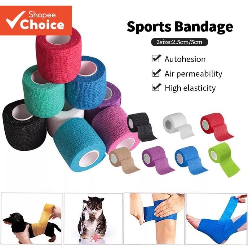 Fita Esportiva Protetora Envoltório Atlético Bandagem De Dedo Muscular Autoadesiva Para Basquete Fitness