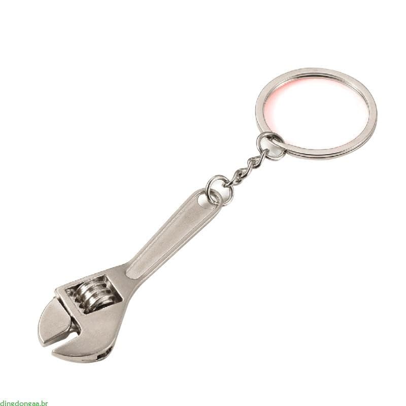 Dongdongaa Ajustável Pequena Chave Inglesa Para Chaveiro Conjunto Ferramentas Presentes Masculino Novidade Portável W