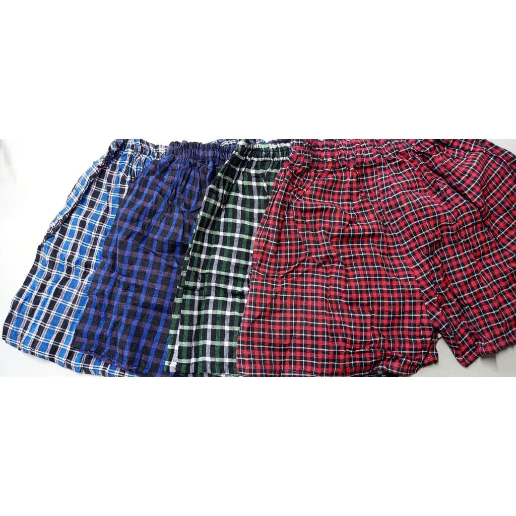 Kit 5 Cueca Samba Canção De Cetim Malha Fria Short De Dormir Confortável Dia dos Pais