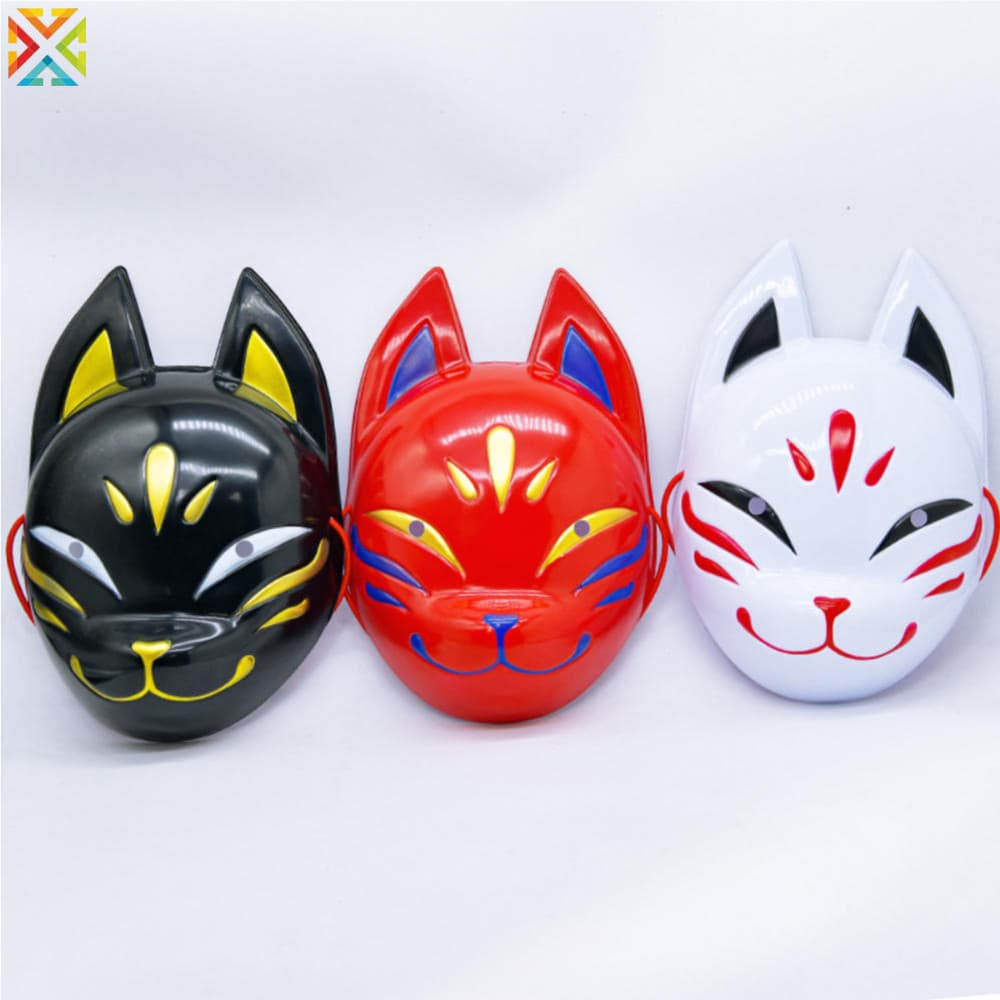 Máscara Facial De Raposa Com Tema Animal , Leve Para Cosplay , Exclusiva E Confortável Bolas De Máscaras , Eventos De Ba