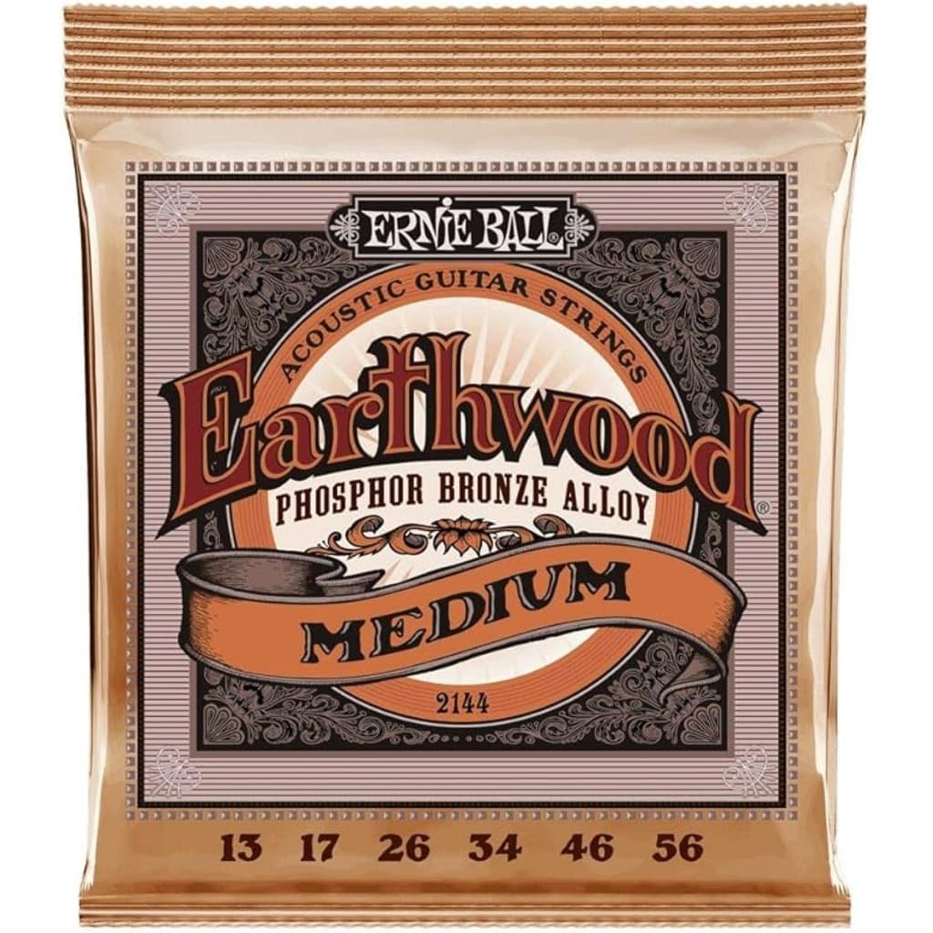 Encordoamento Violão Ernie Ball Earthwood Bronze Aço 013-056