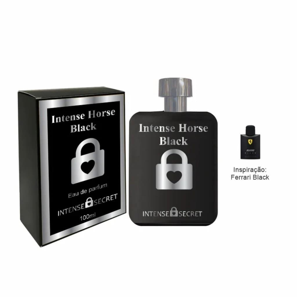 Eau de Parfum Intense Horse Black 100ml - Intense Secret