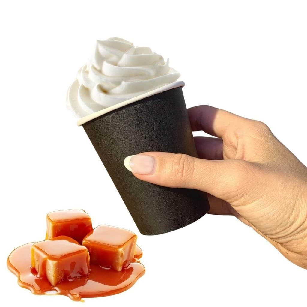Copo Papel Preto 200 ml Biodegradável Térmico - 300 UNIDADES