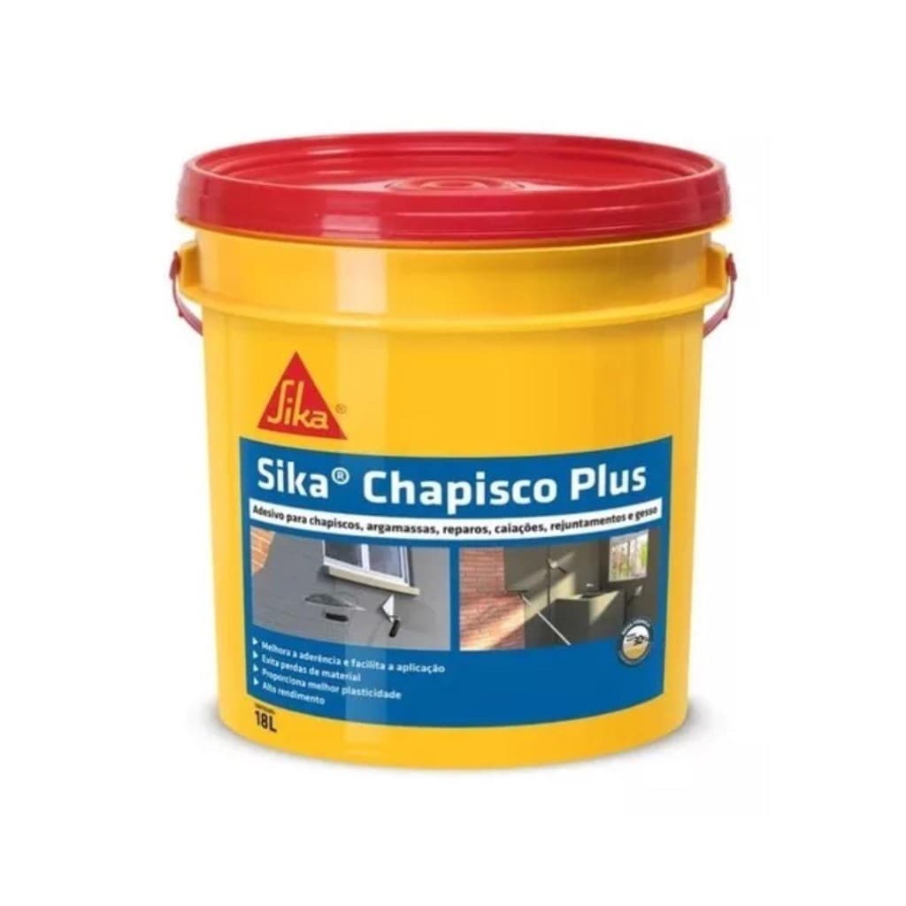 SIKA CHAPISCO PLUS 18LT Aderência