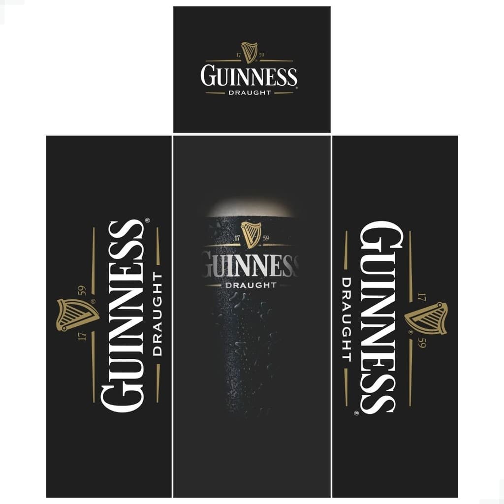 Adesivo Geladeira Personalizado Envelopamento Teto Cerveja Guinness