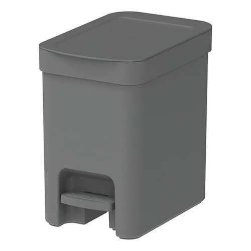 Lixeira de Pedal Trium 6L Chumbo - OU