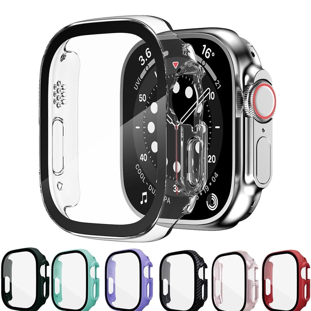 Capa de Case e Película Temperada Compatível Para Apple Watch Ultra / Ultra 2 49MM Original