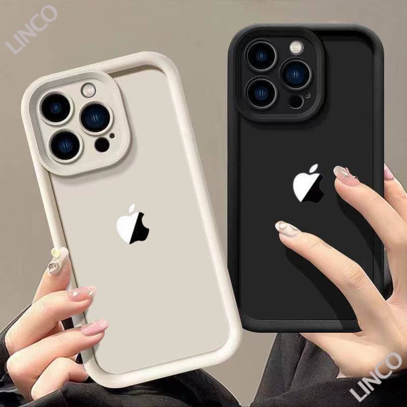 Para iPhone Air 17 16 15 14 13 12 11 Pro Max Caso Proteção Câmera Anti Queda Capa De Silicone Macio