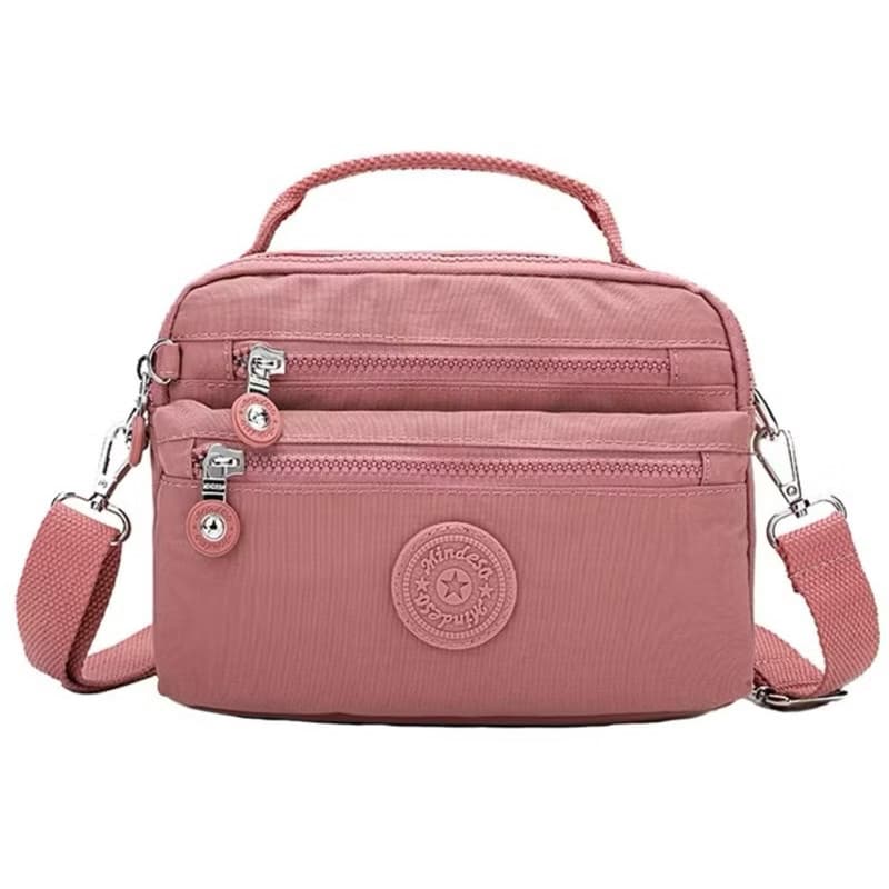 Bolsa Feminina Nylon Alça Transversal Crossbody Resistente Impermeável