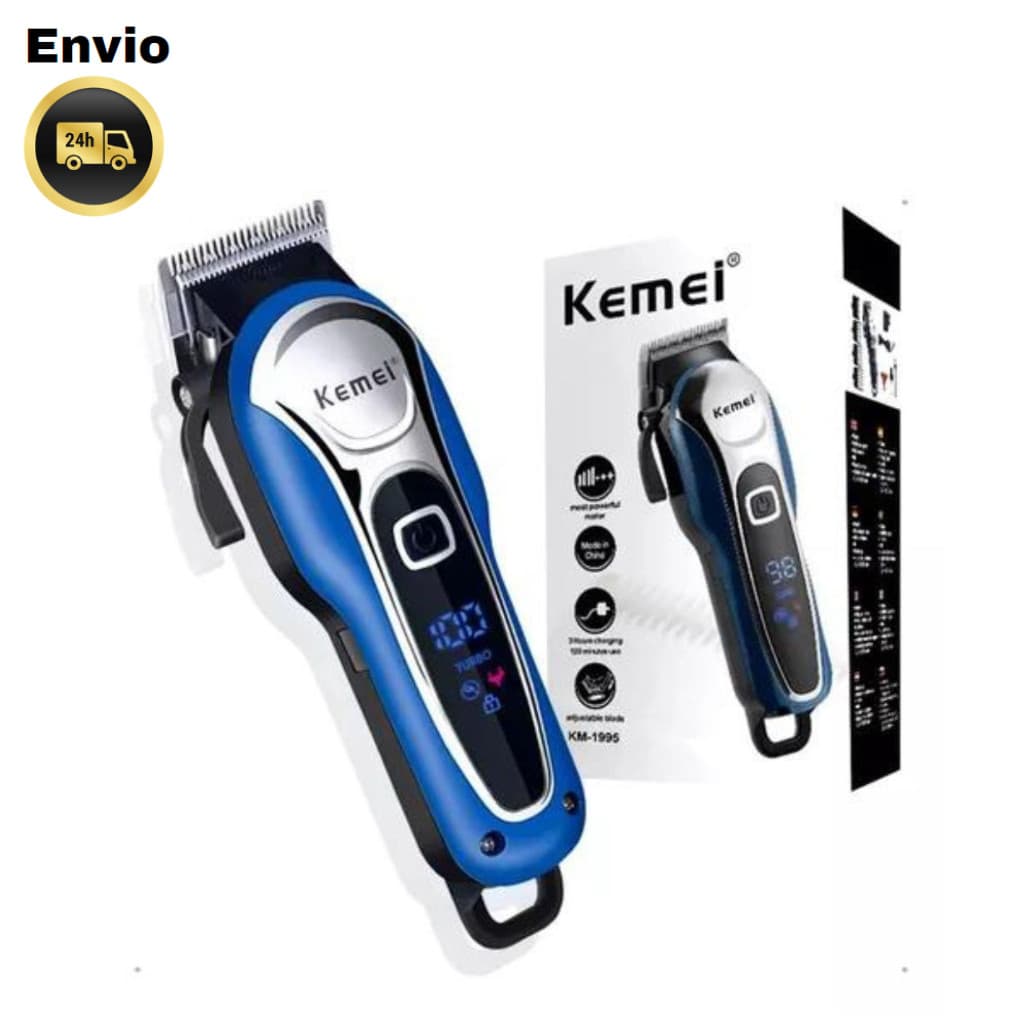 Máquina de Cortar Cabelo barbeador Cortador de barba professional 110V/240V bivolt KM-1995