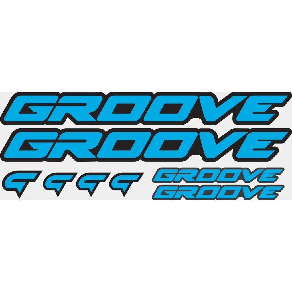 Adesivo Groove para Quadro de Bicicleta em Vinil de Qualidade Premium e Fácil Aplicação Azul