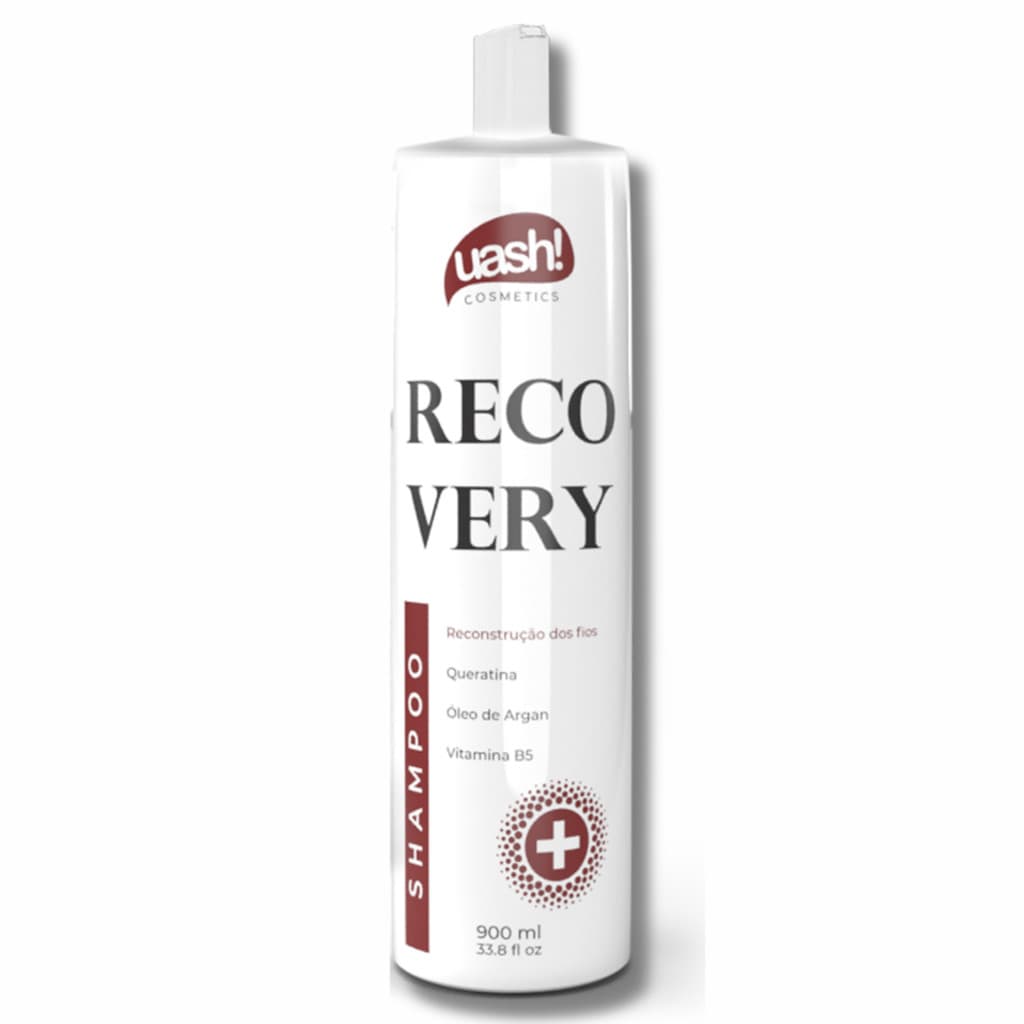 Shampoo Uash Recovery 900ml - Queratina - Reconstrução