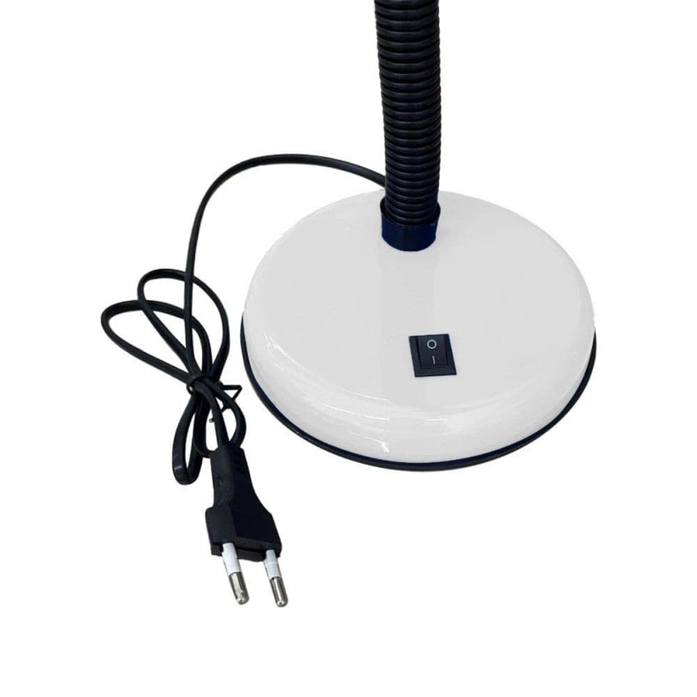 Luminária De Mesa Compacta Bivolt 💡 Design Moderno Preto E Branco Decoração Funcional