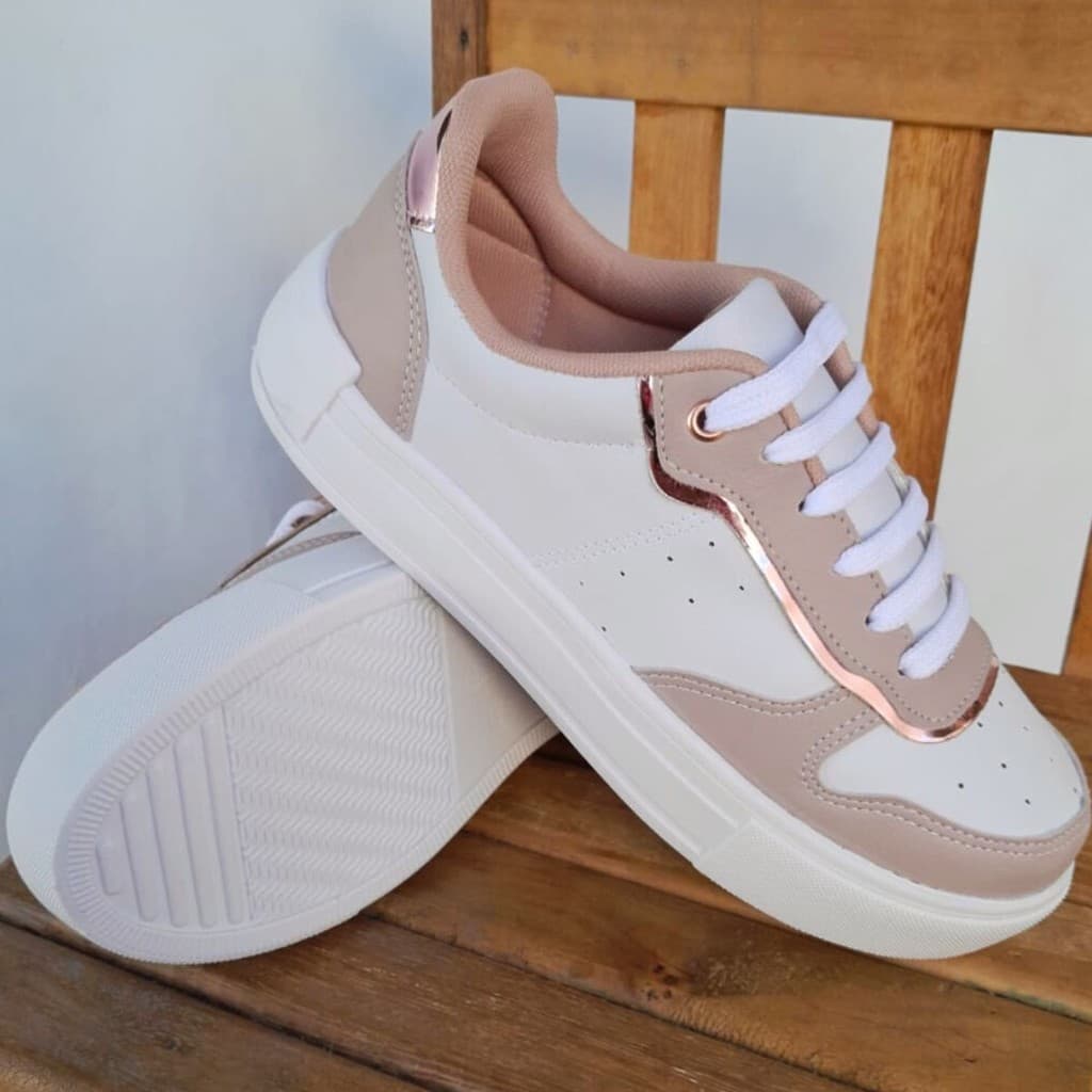 Tênis Feminino Casual Leve Confortável Sola Alta Macio Presente Dia dos Namorado Caminhada Trabalho Passeio Original Air