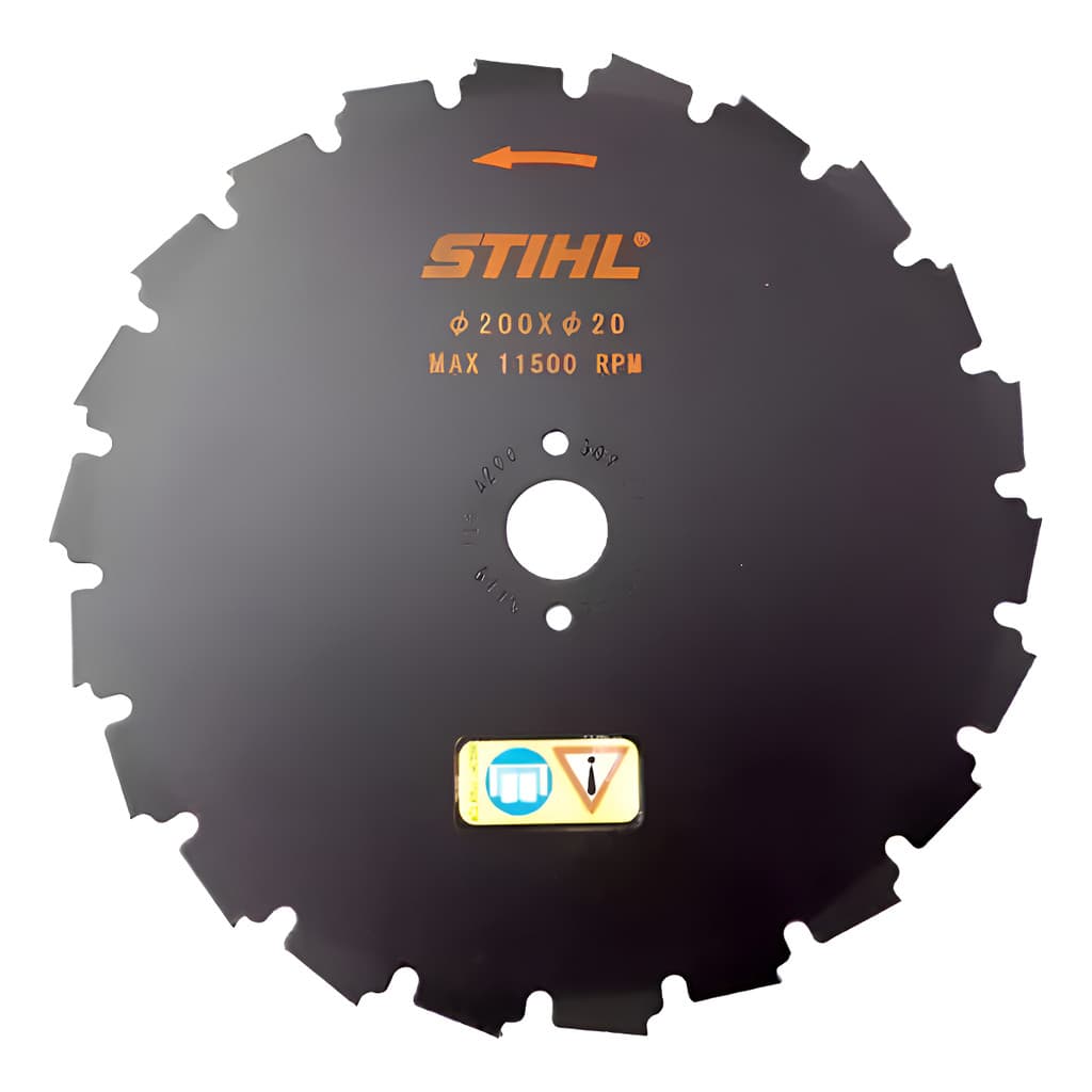 Lâmina Circular Stihl 200mm X 22dts P/ Fs160/220/260/280/360