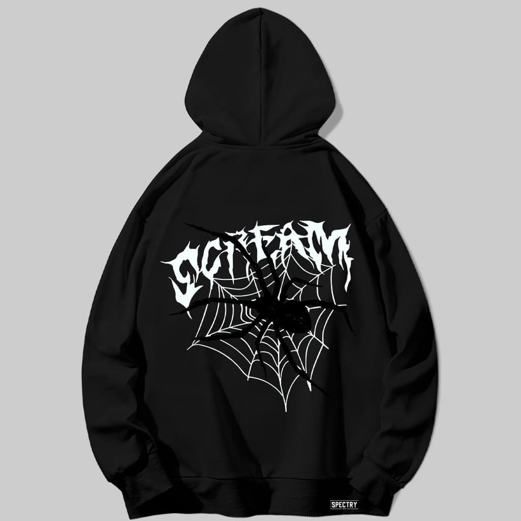 Moletom Canguru Com Bolso e Capuz Streetwear Scream Fox Rock Premium Unissex - ENVIO RÁPIDO - BIG VEST