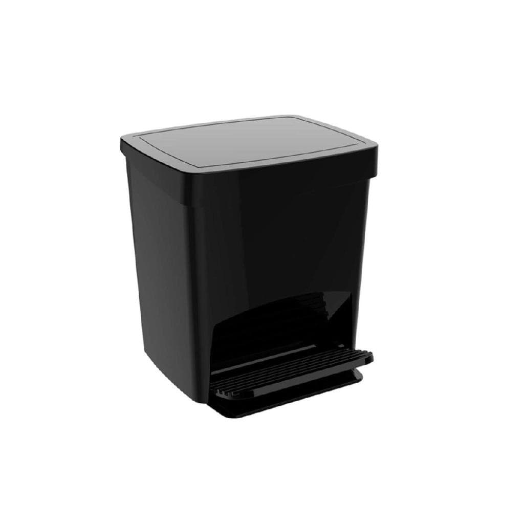 Lixeira Smart  C/Pedal Resistente 15 Litros Cor Preta