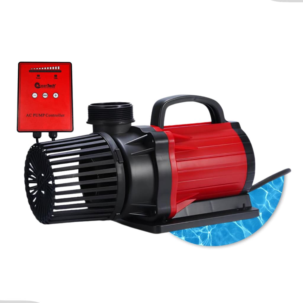 Bomba Submersa OceanTech AC-20000 20000L/h Com Controle de Vazão Para Lagos e Aquários