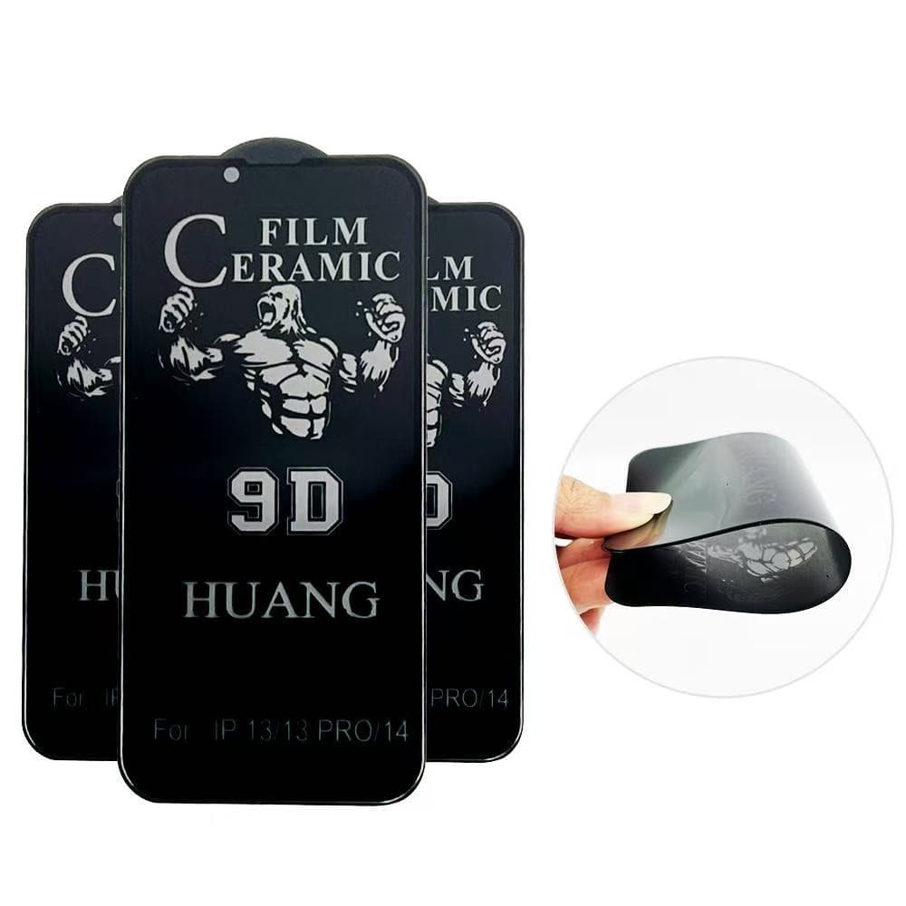 Kit 3 Películas Film Cerâmica Privacidade iPhone Huang Premium