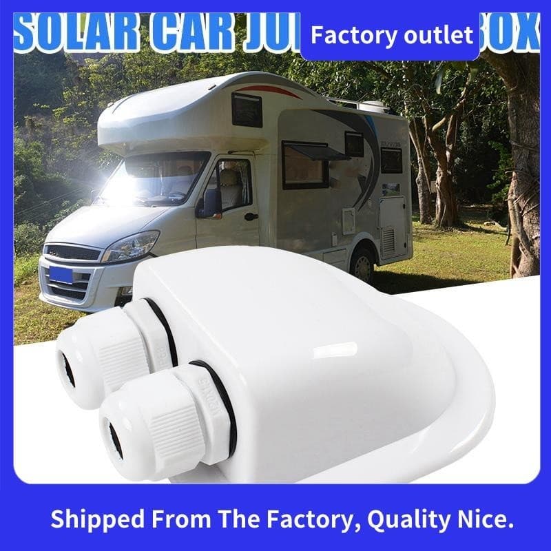 Caixa De Arame Duplo De Entrada Painel Solar Cabo Motorhome Furo RV Acessórios Para Carros De Iate