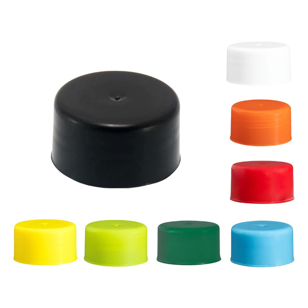 10 Unidades Tampa Lisa Para Frascos 28/410 - Diversas Cores