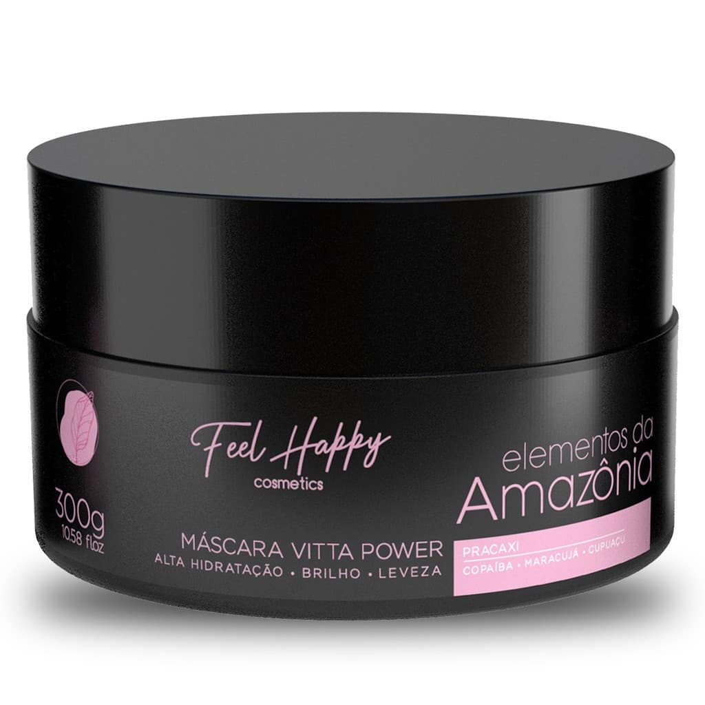 Máscara Vitta Power Elementos da Amazônia 250gr Feel Happy