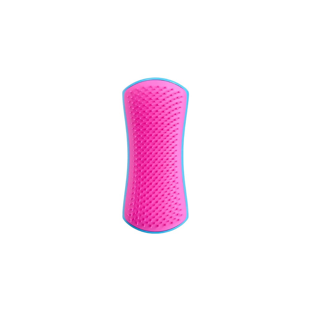 Escova Para Cachorro e Gato Pet Teezer Com Pinos Firmes Azul e Rosa 14cm