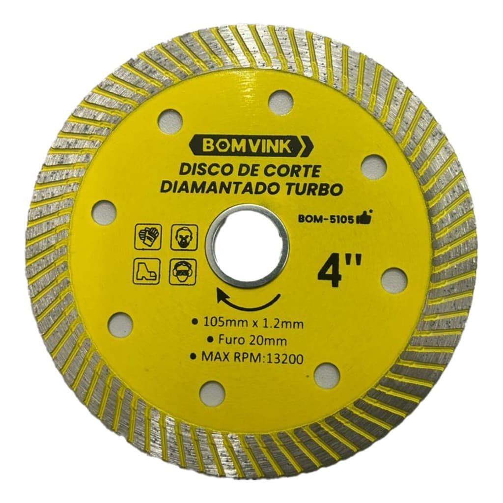 Kit 3 Disco Corte Diamantado P/esmirilhadeira /ferro/madeira