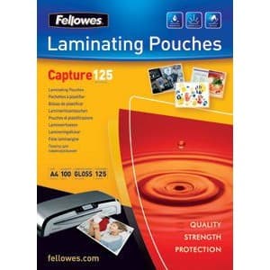 Polaseal Pasta para Plastificação Fellowes CRC 53069 75x105mm 125 micras 100 unidades